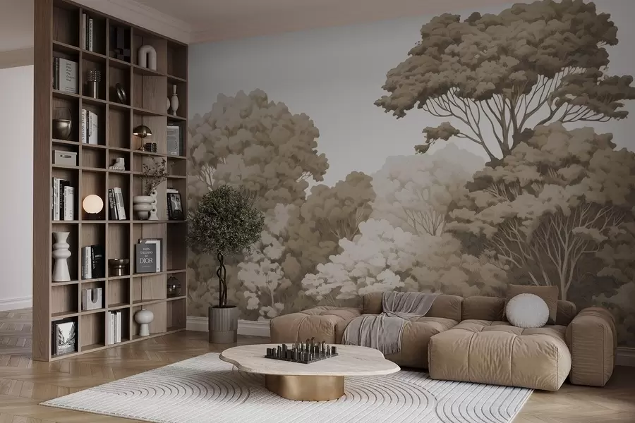 fototapeter Kroner i skogen w04044v1