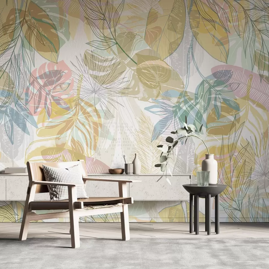 fototapeter Palmeblader w04107v2