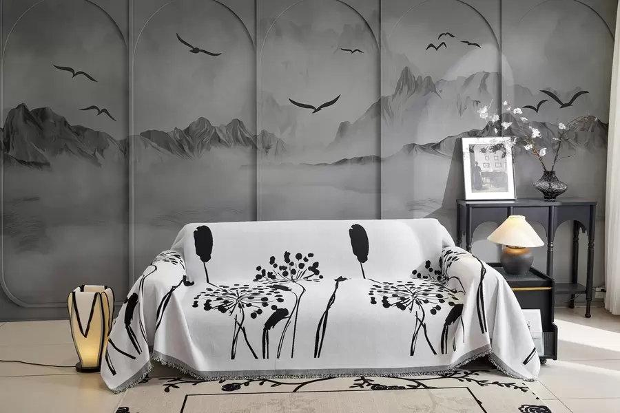 fototapeter Fjell gjennom paneler w04134v2