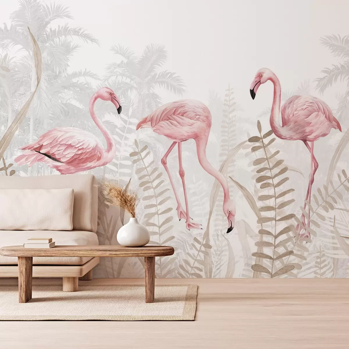 fototapeter Flamingo w04122