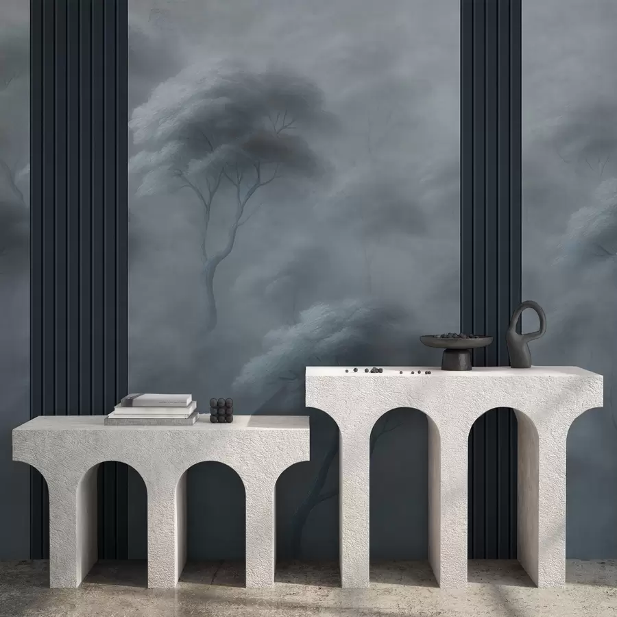 fototapeter Skog møter panelkunst w04187v2