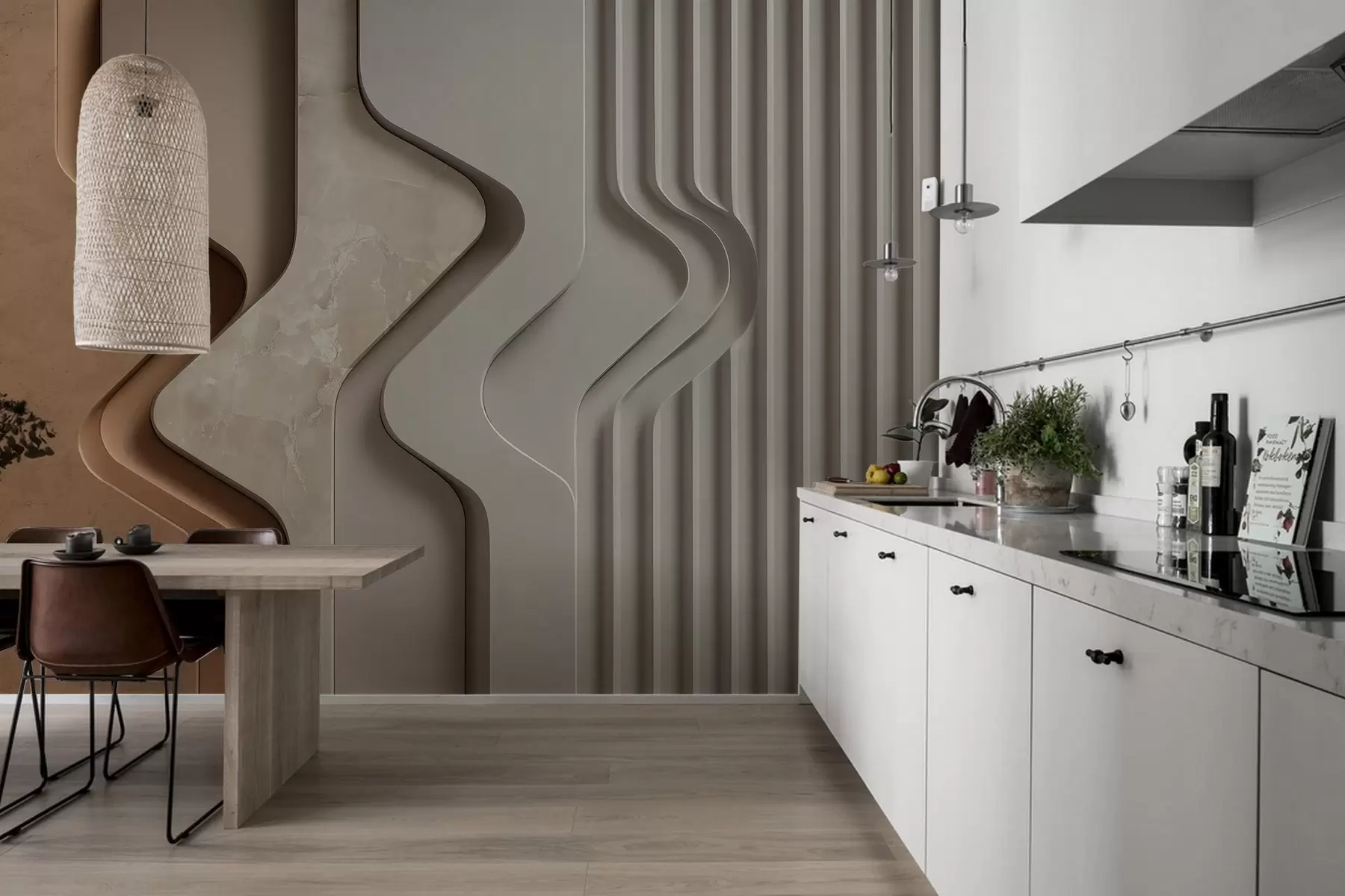 fototapeter Teksturelle illusjoner w04188