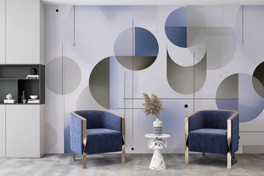 fototapeter Geometriske, abstrakte former w04220v1