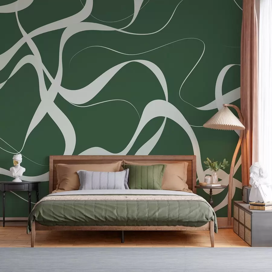 fototapeter Bølgete linjer w04223v2