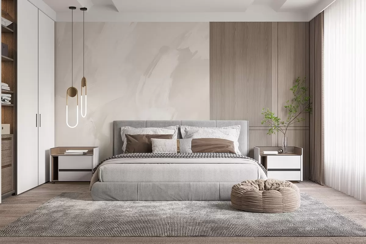 fototapeter Abstrakte streker med imitasjon av en slitt tekstur w04291v2