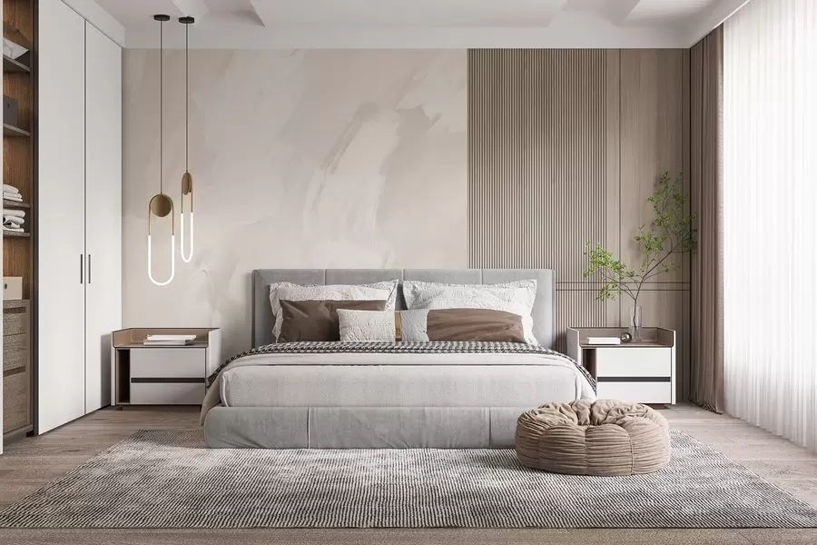 fototapeter Abstrakte streker med imitasjon av en slitt tekstur w04291v2