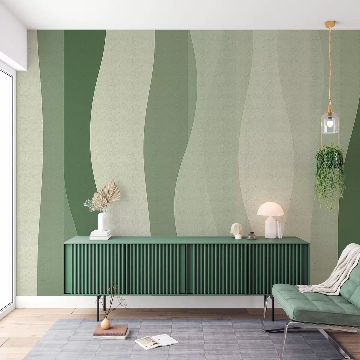 fototapeter Vertikalt væskegradientmønster w04219