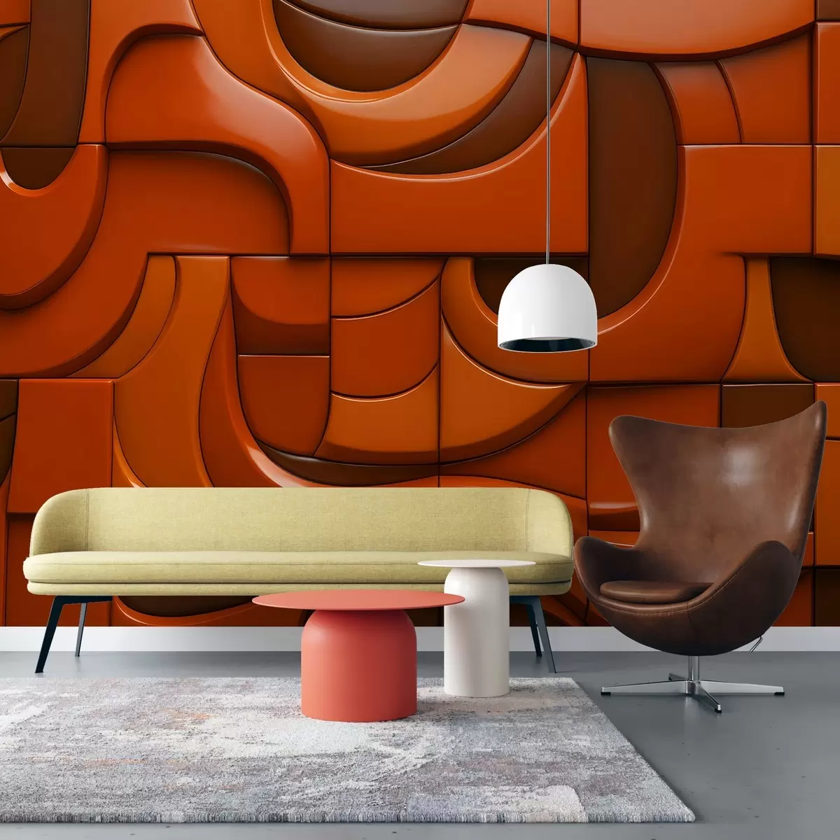 fototapeter Malt relieffvegg w04321v1