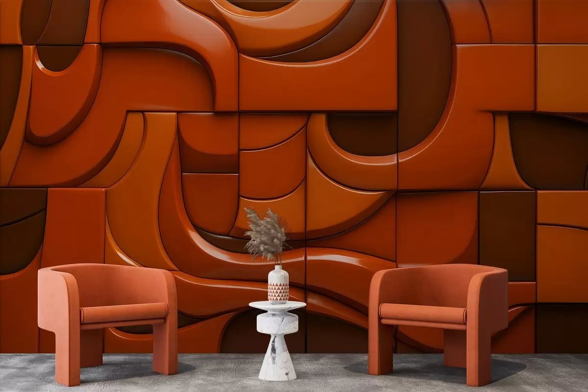 fototapeter Malt relieffvegg w04321v1