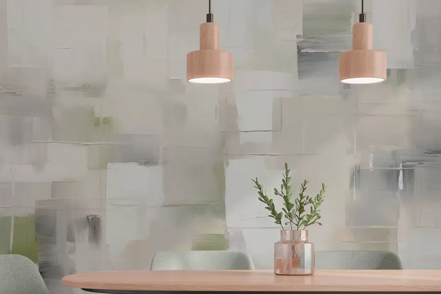 fototapeter Abstraksjon imitasjon av penselstrøk w04354