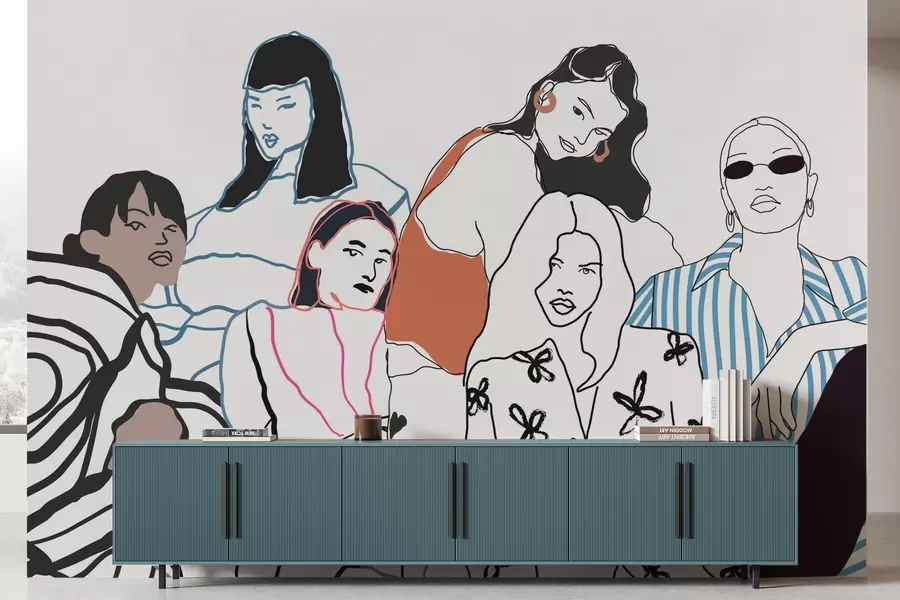 fototapeter Jenter w04359v1