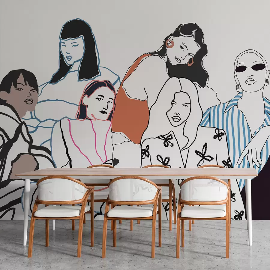 fototapeter Jenter w04359v1