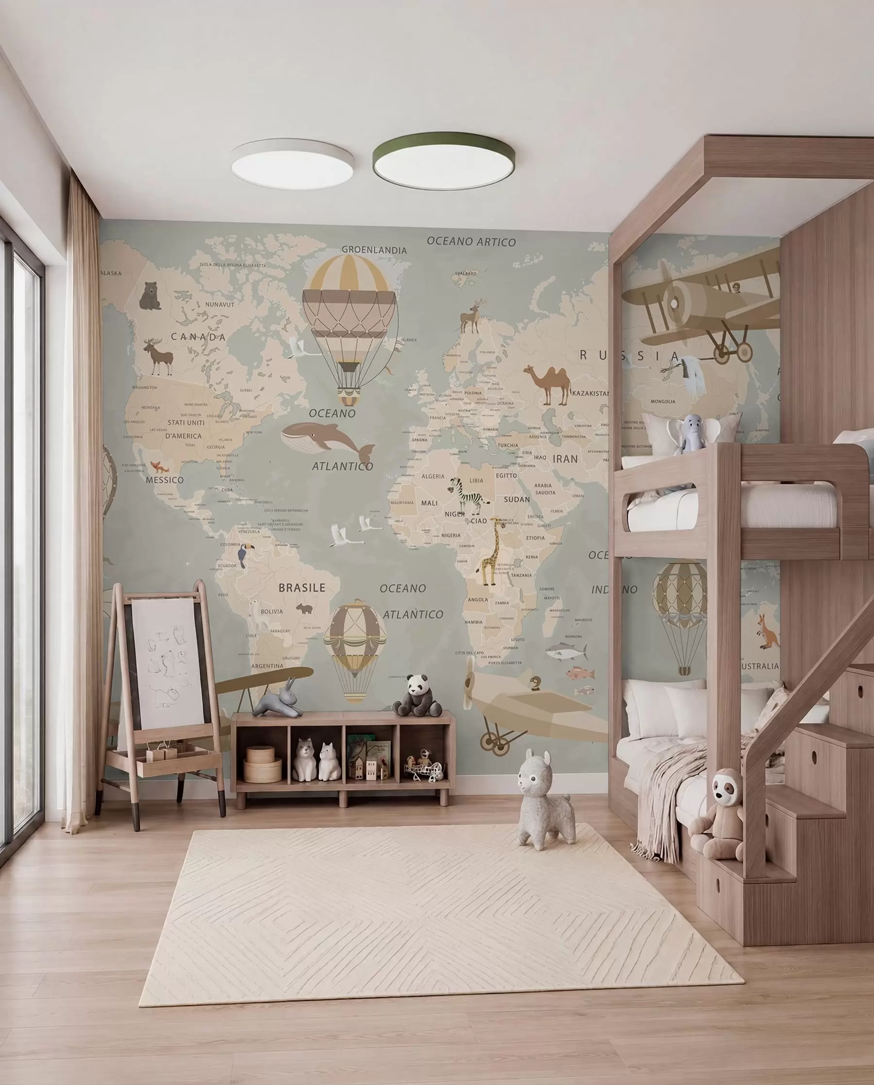 fototapeter Lite atlas på italiensk u79997