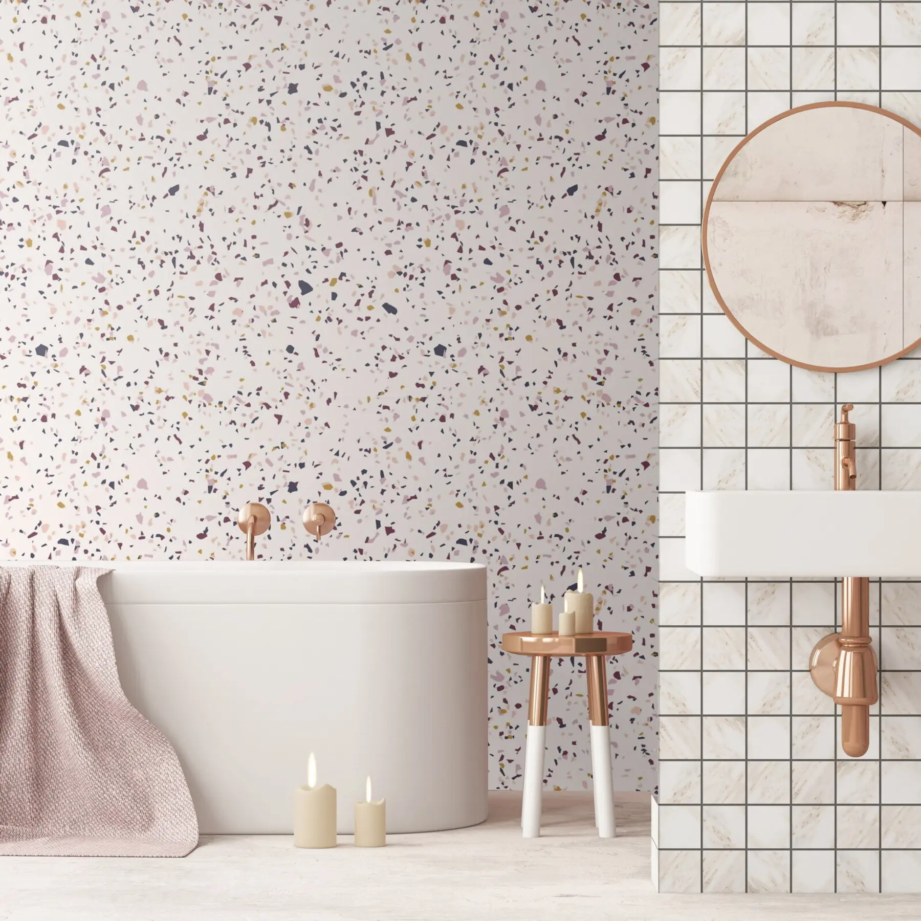 fototapeter Fargesmuleeffekt, Boho-stil u71766