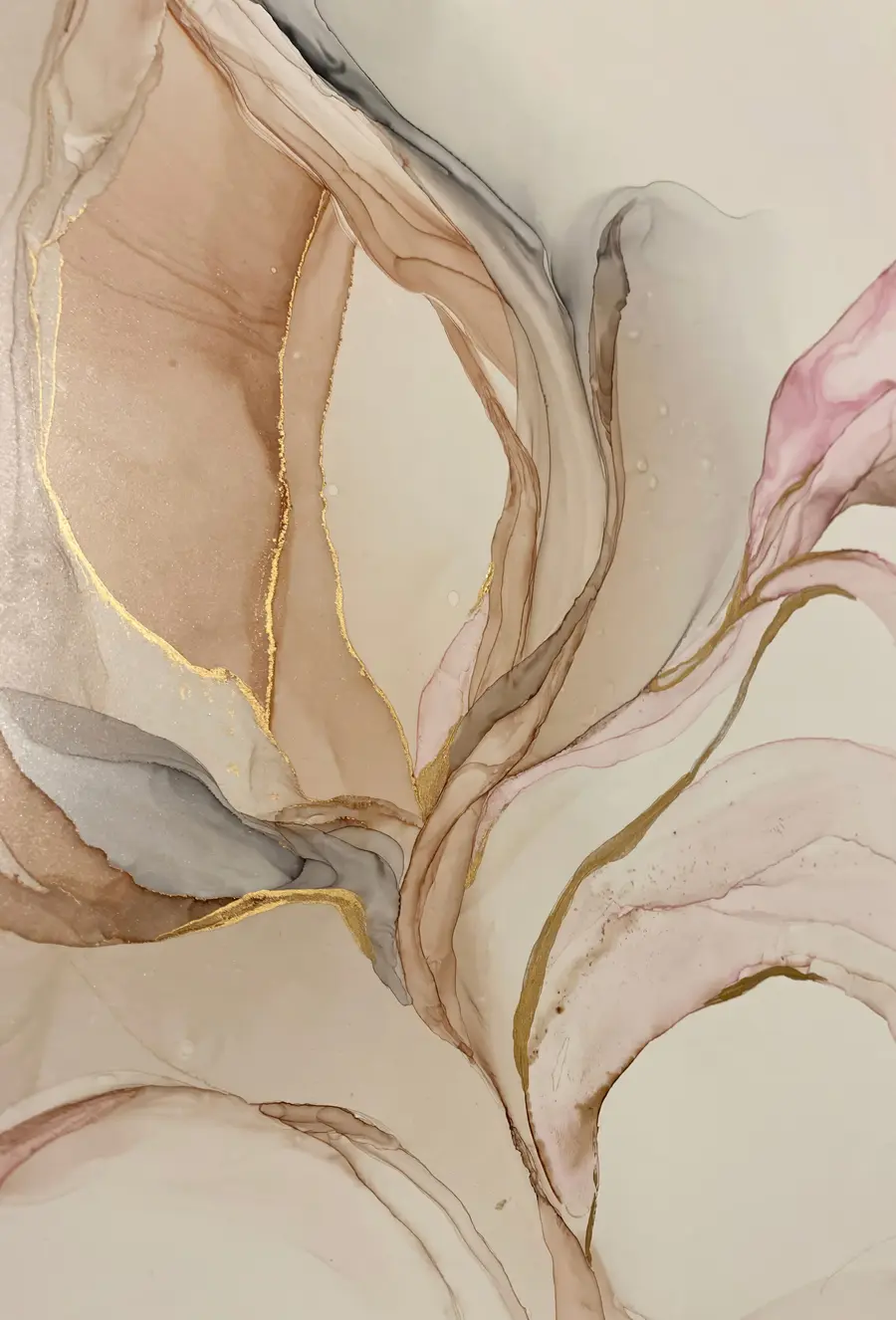 fototapeter Flytende maling, marmoreffekt u71828