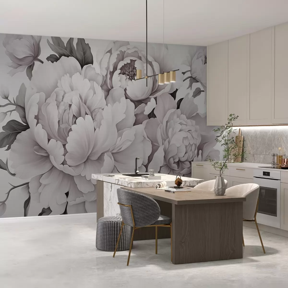 fototapeter Delikate pioner w04365v2