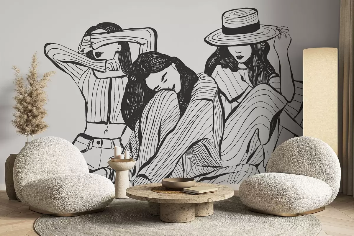 fototapeter Jenter w04384