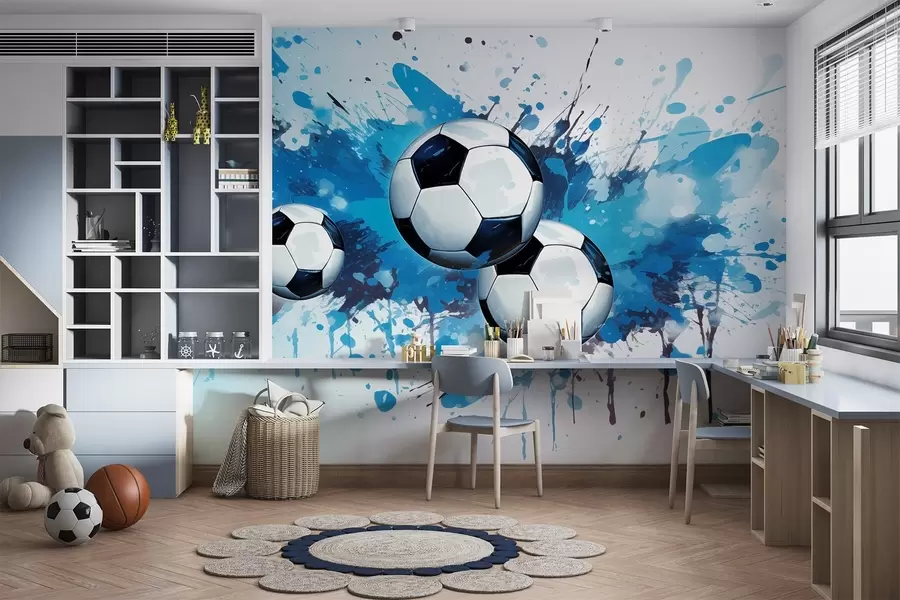 fototapeter Fotballer w04373
