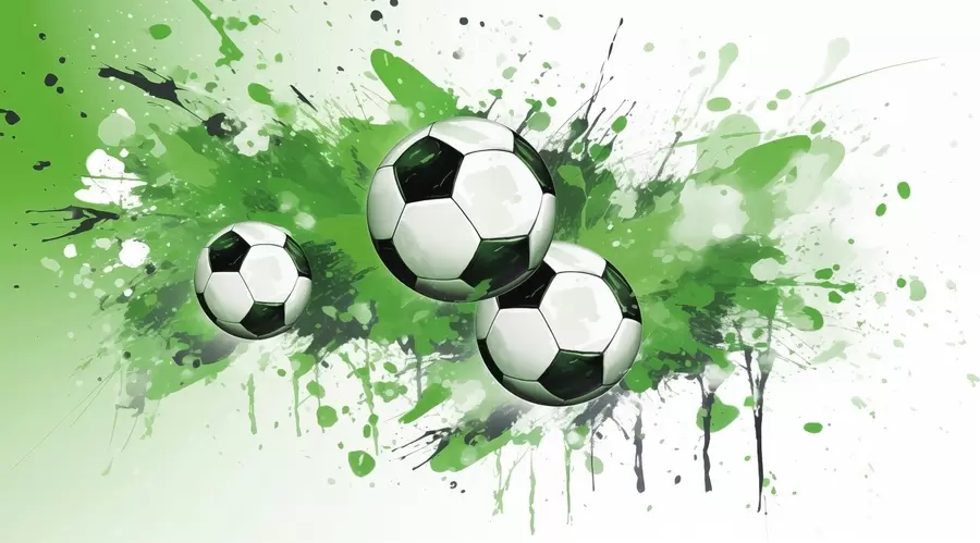 fototapeter Fotballer w04373v1