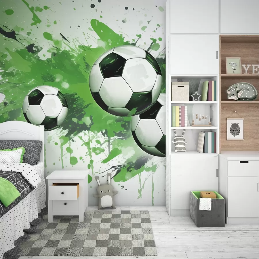 fototapeter Fotballer w04373v1