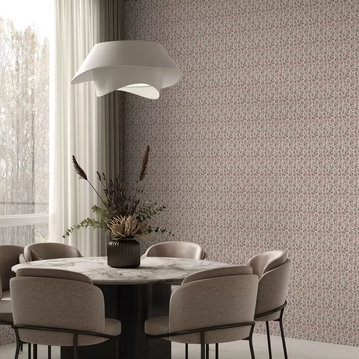 Bakgrunn Rosa roser på beige bakgrunn a00346