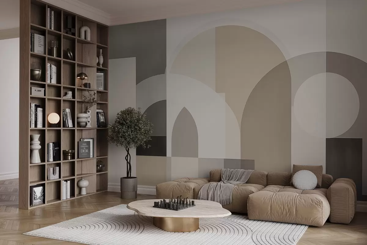 fototapeter Abstrakt abstrakt geometri w04440