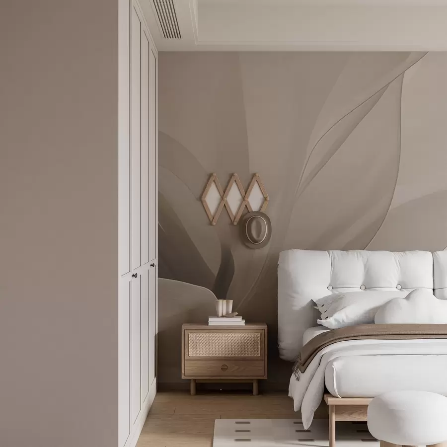 fototapeter Abstrakt blomst w04435