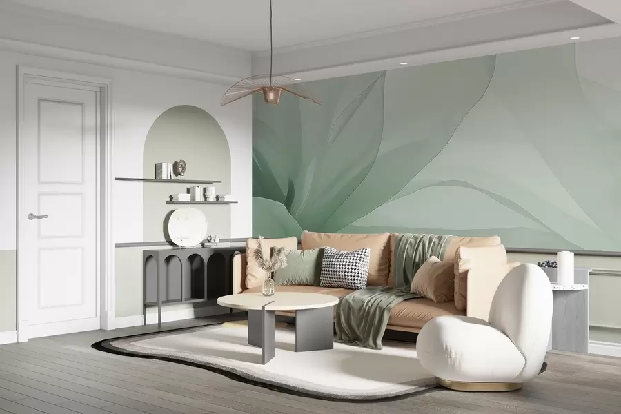 fototapeter Abstrakt blomst w04435v1