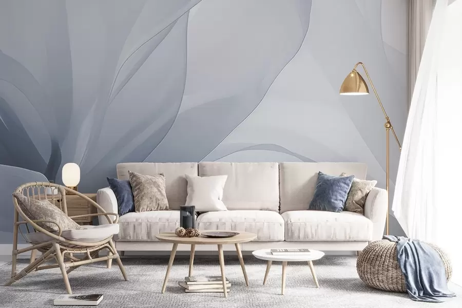 fototapeter Abstrakt blomst w04435v2