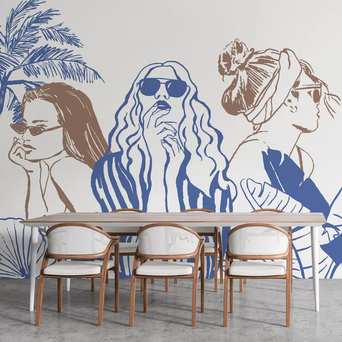 fototapeter Jenter w04463