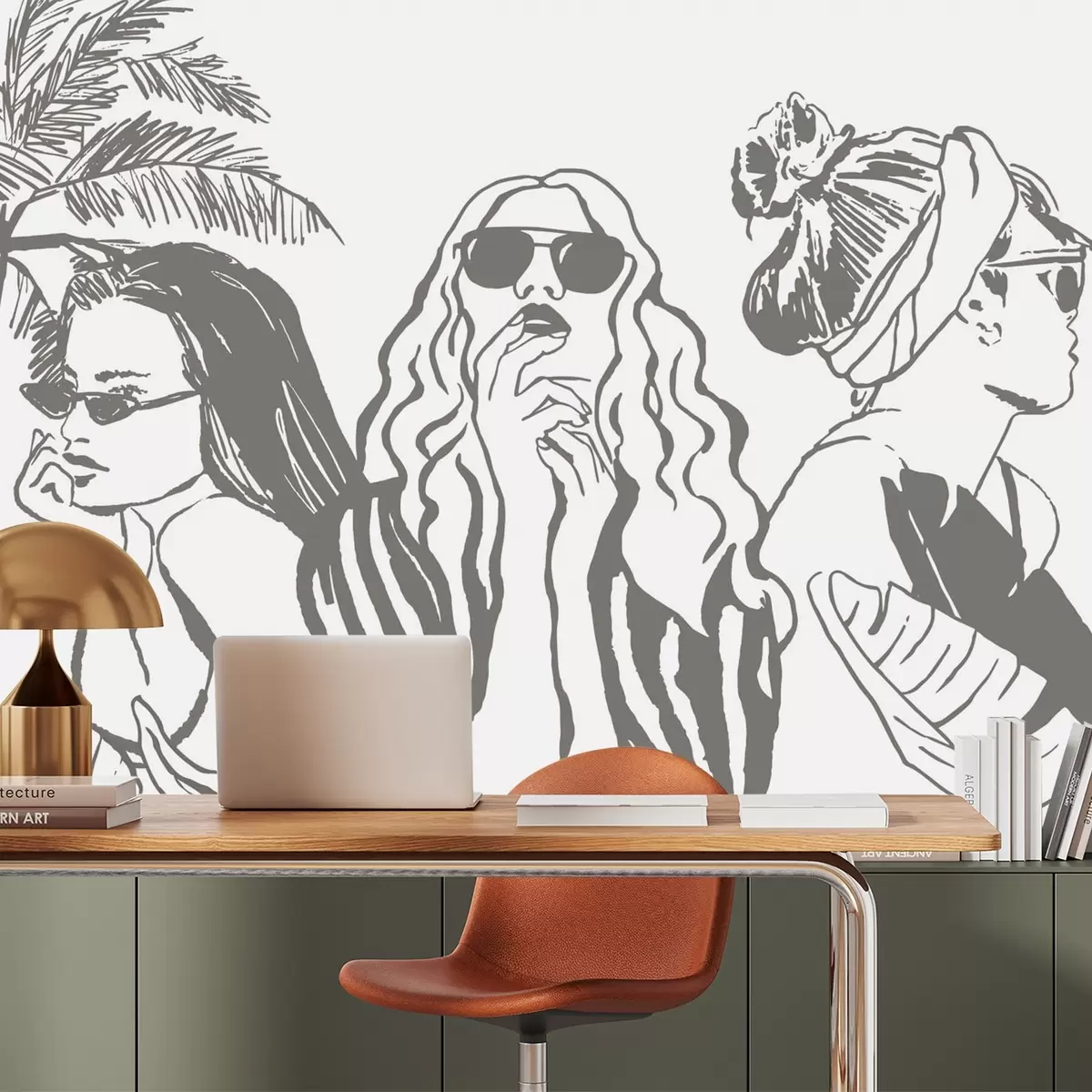 fototapeter Jenter w04463v1