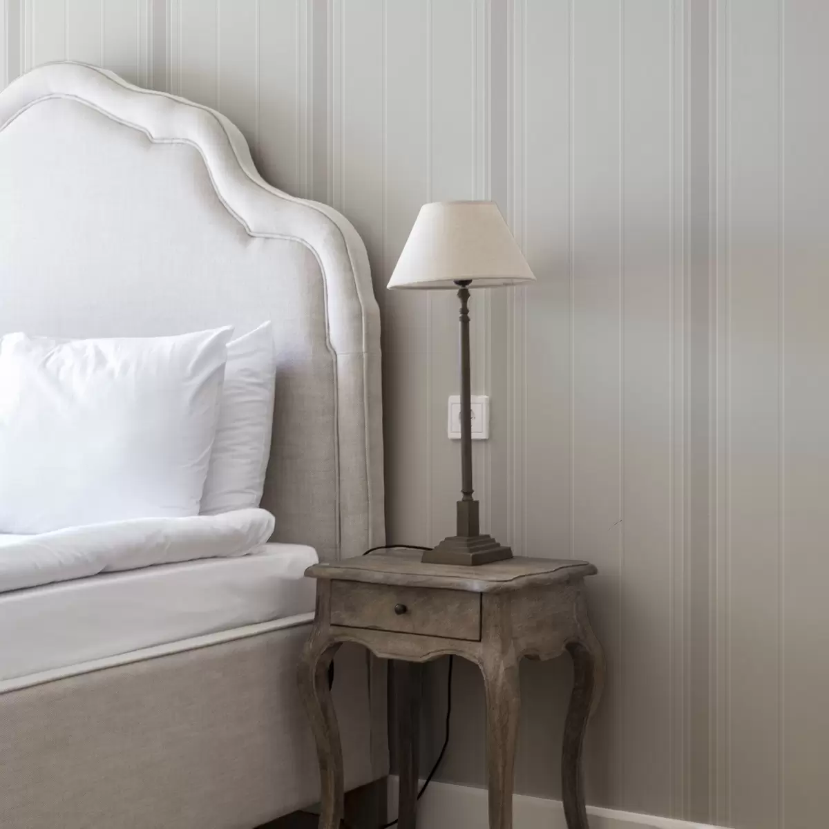 Bakgrunn Lyse beigefargede striper med brede aksenter a00518