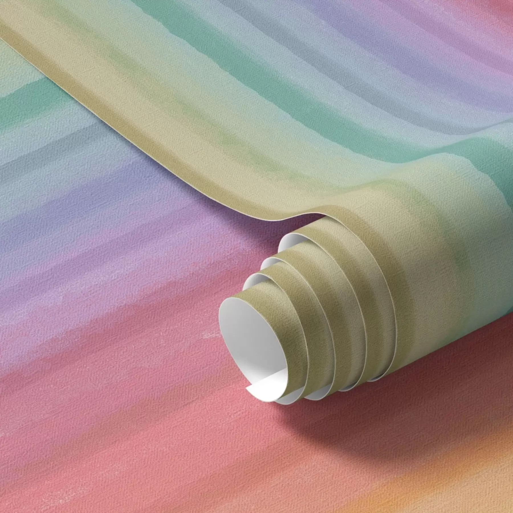 fototapeter Regnbuestriper med uttrykksfulle fargeaksenter a00553