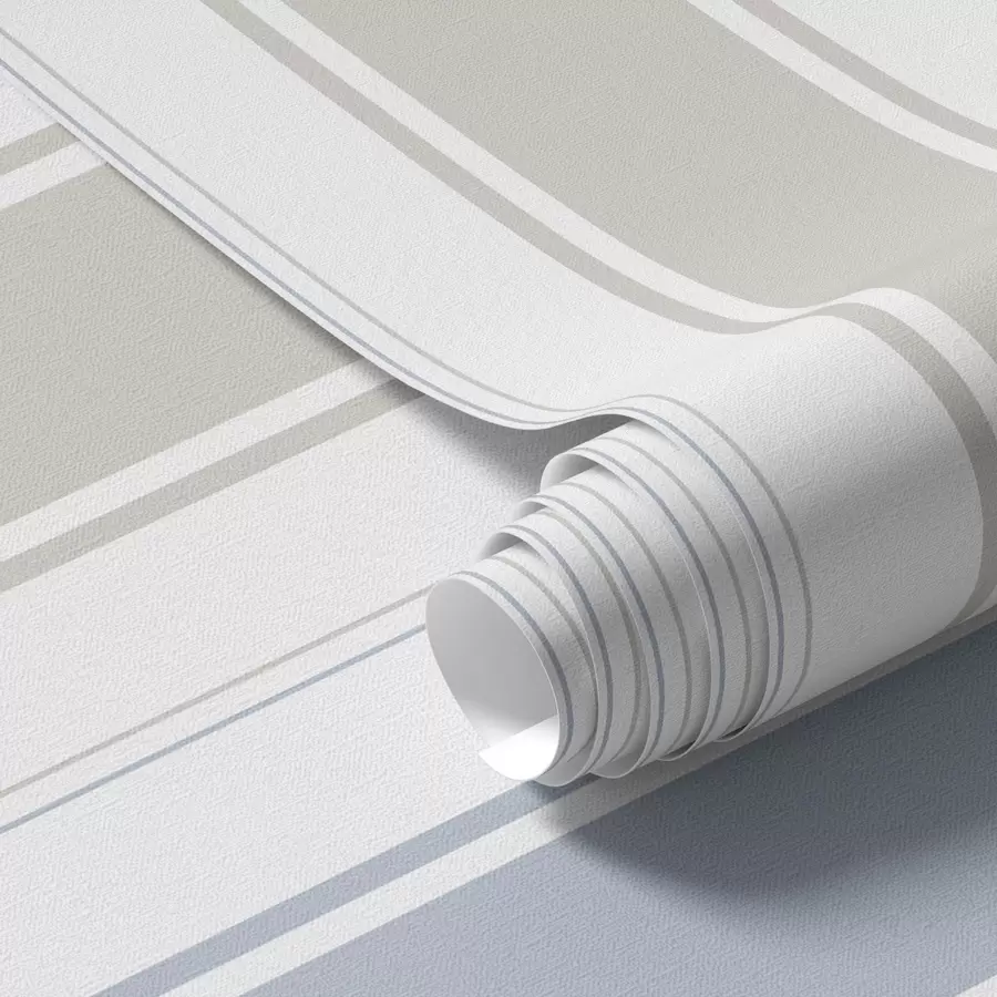 fototapeter Grå og blå brede striper på hvit bakgrunn a00558