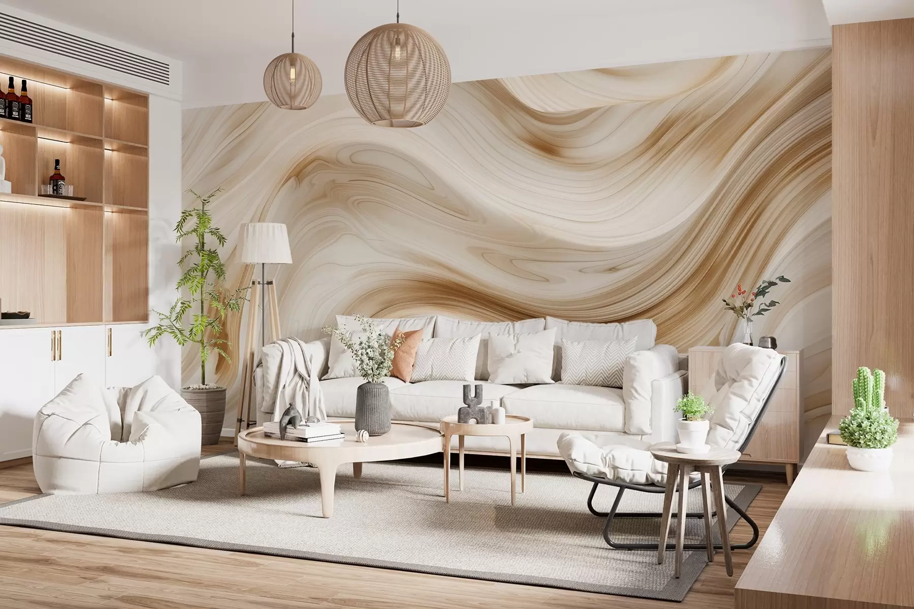 fototapeter Abstrakte linjer w04513