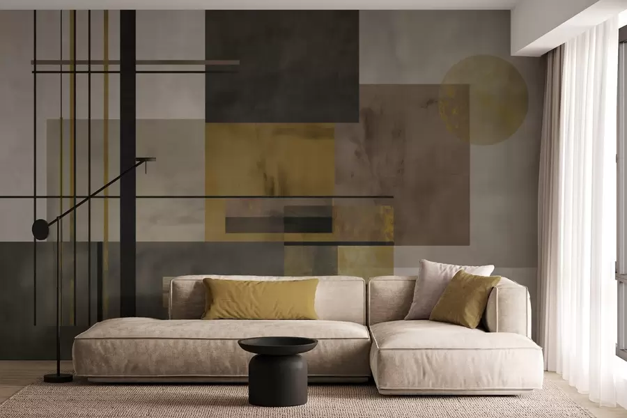 fototapeter abstrakt geometri w04502