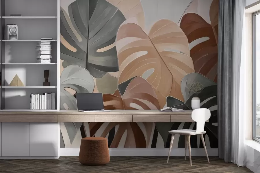 fototapeter Bladrik rytme w04568v2