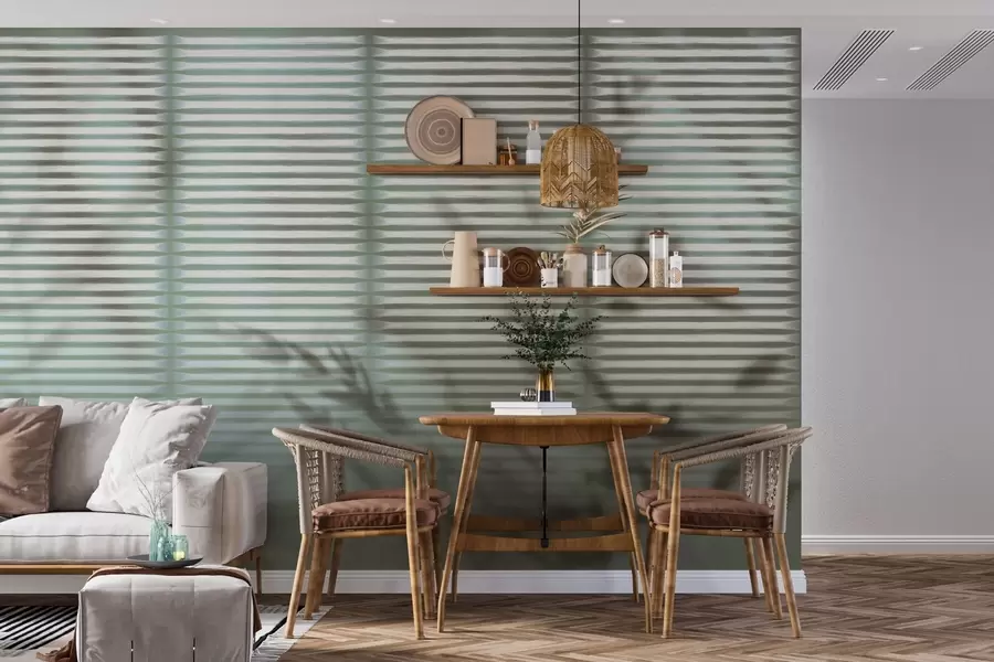 fototapeter Bladaktig slør w04569