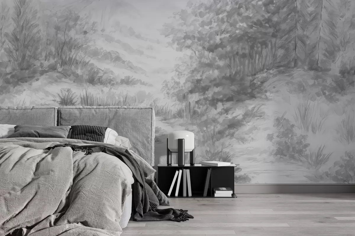 fototapeter Fargerike konturer w04572v2