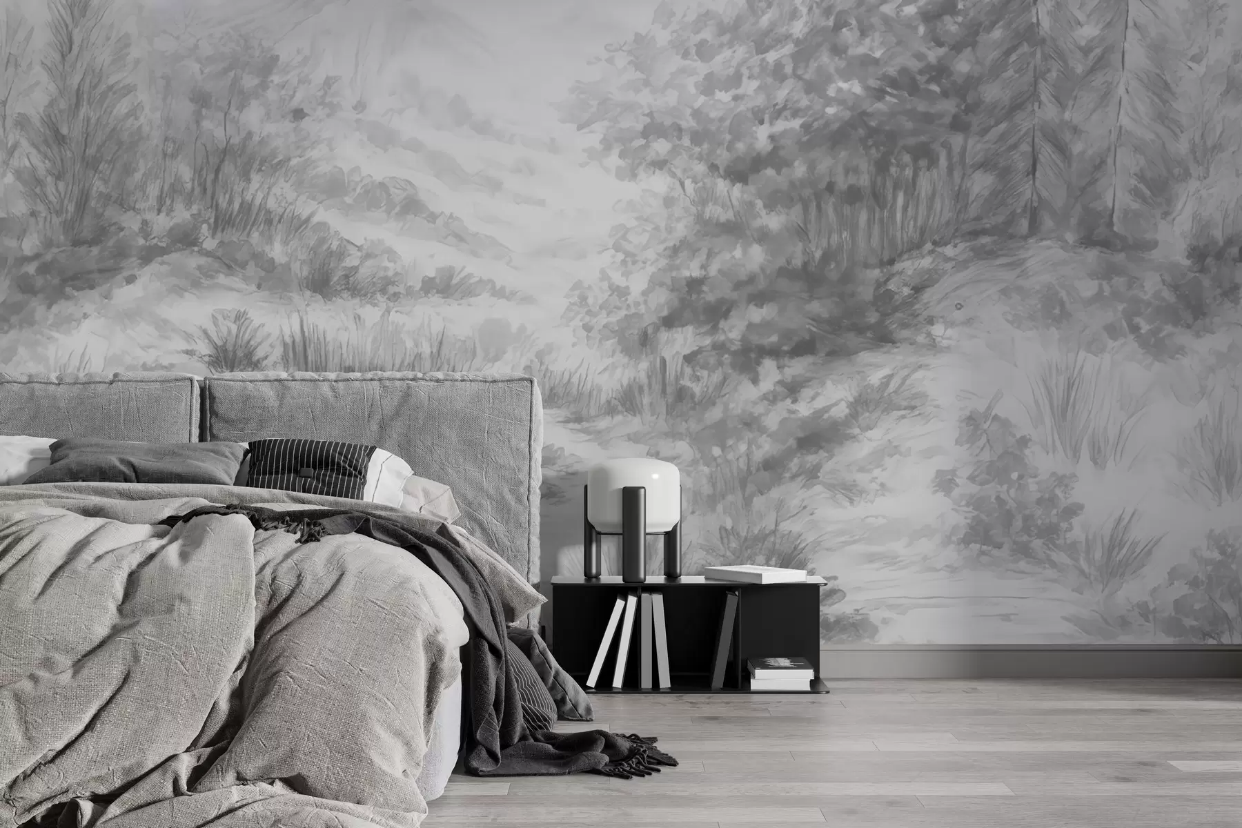 fototapeter Fargerike konturer w04572v2