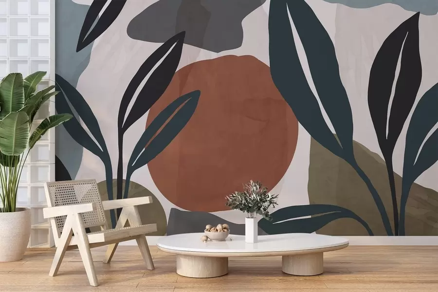 fototapeter Abstrakt botanikk w04592