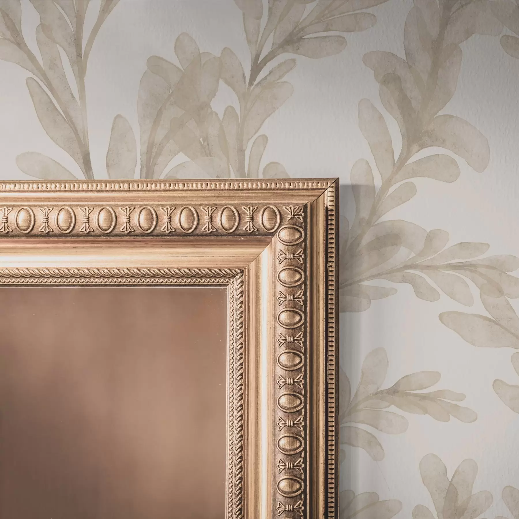 fototapeter Akvarell beige grener, mykt botanisk motiv a00617