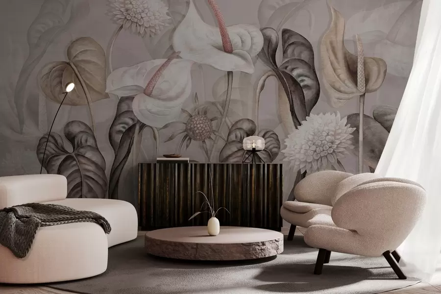 fototapeter Planter på veggen w04669v1