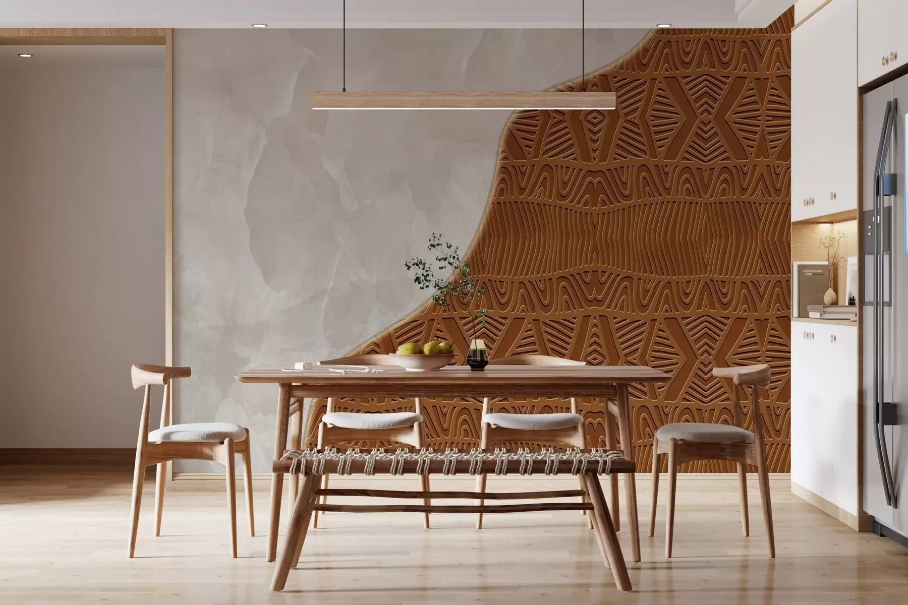 fototapeter Ornament og betong w04664