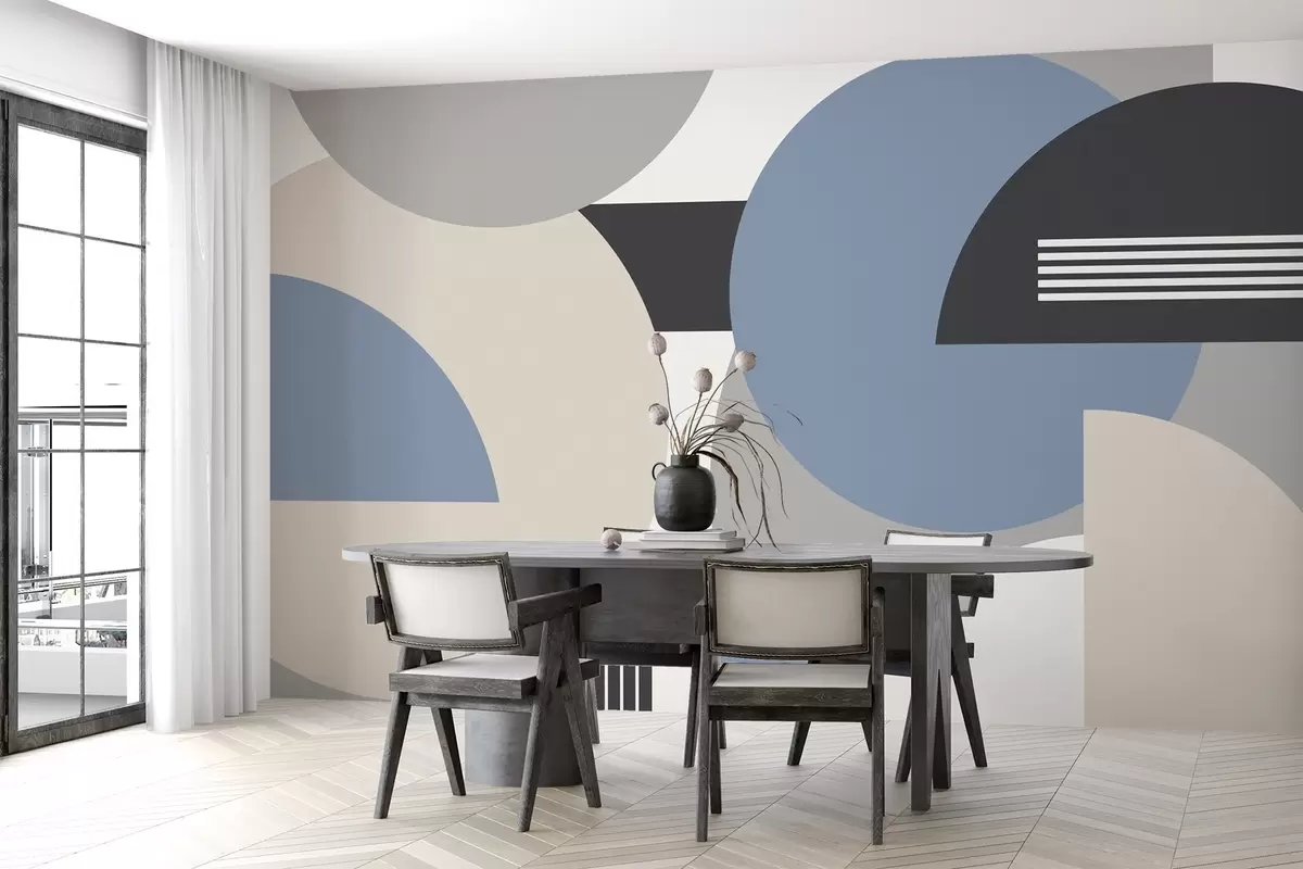 fototapeter Geometrisk abstraksjon w04687v1