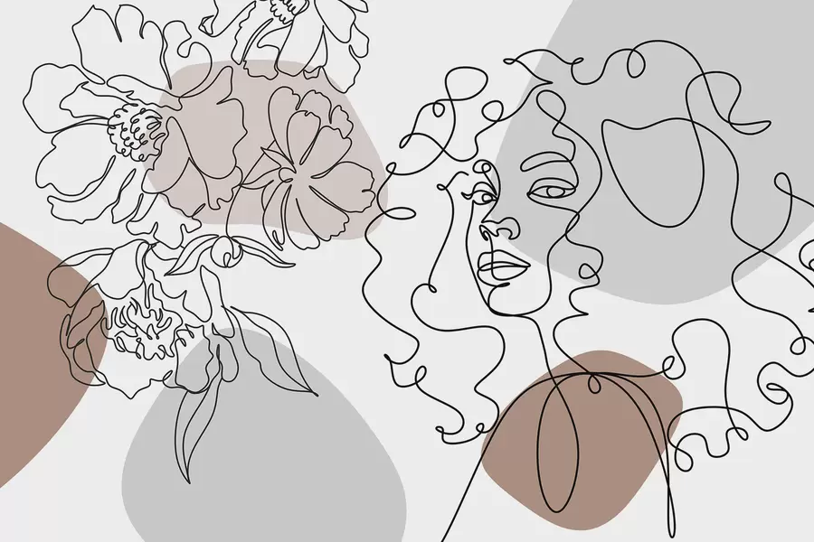 fototapeter Jente i kø w04724