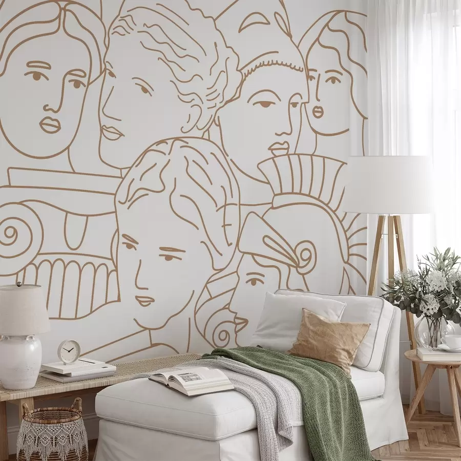 fototapeter Gamle ansikter w04728v1