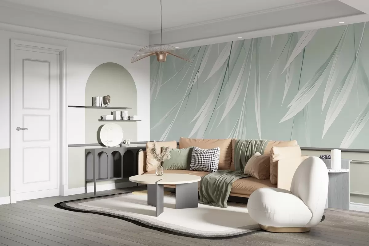 fototapeter Hengende tynne blader w04703v1