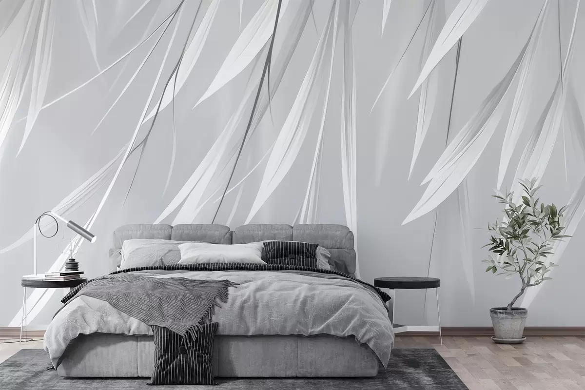 fototapeter Hengende tynne blader w04703v3