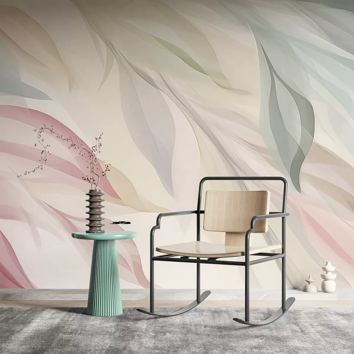 fototapeter Skarpe flerfargede blader w04742